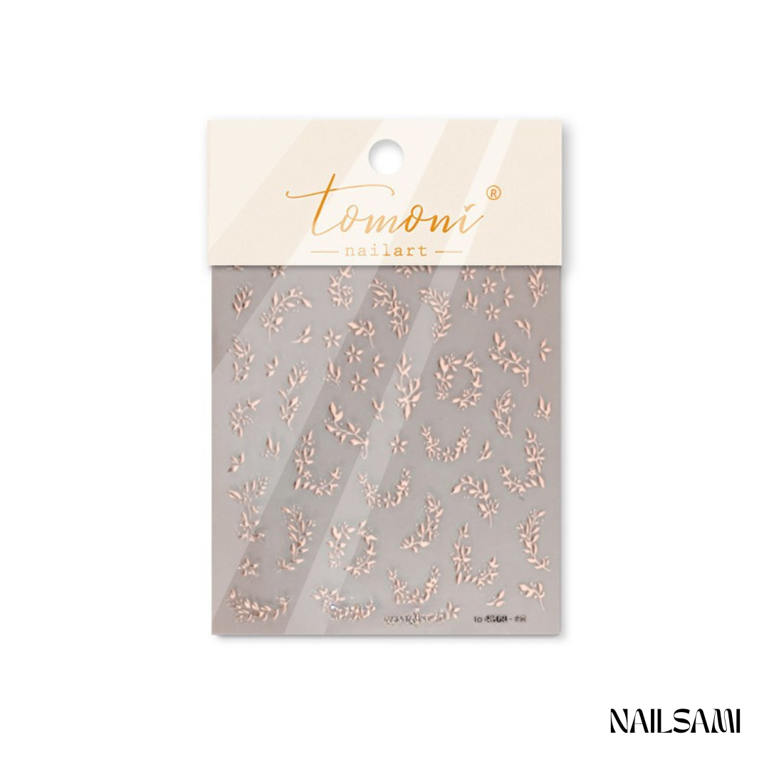YISS Soft Floral Stickers - Pink