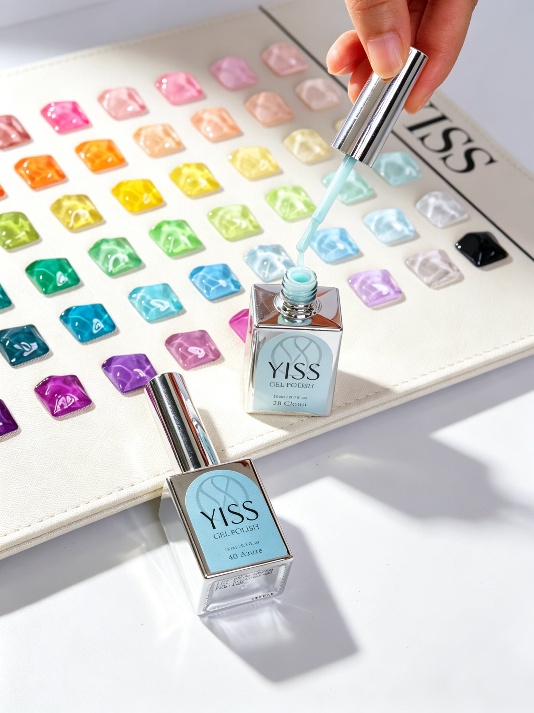 YISS 60 shade color swatch board