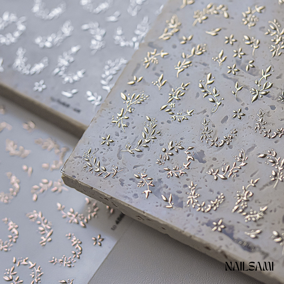 YISS Soft Floral Stickers image 1
