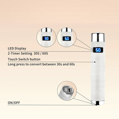 YISS AI Sensor Cordless Nail Lamp detail image