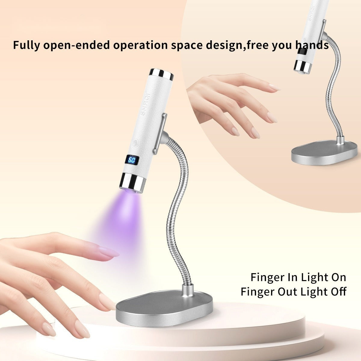 YISS AI Sensor Cordless Nail Lamp detail image