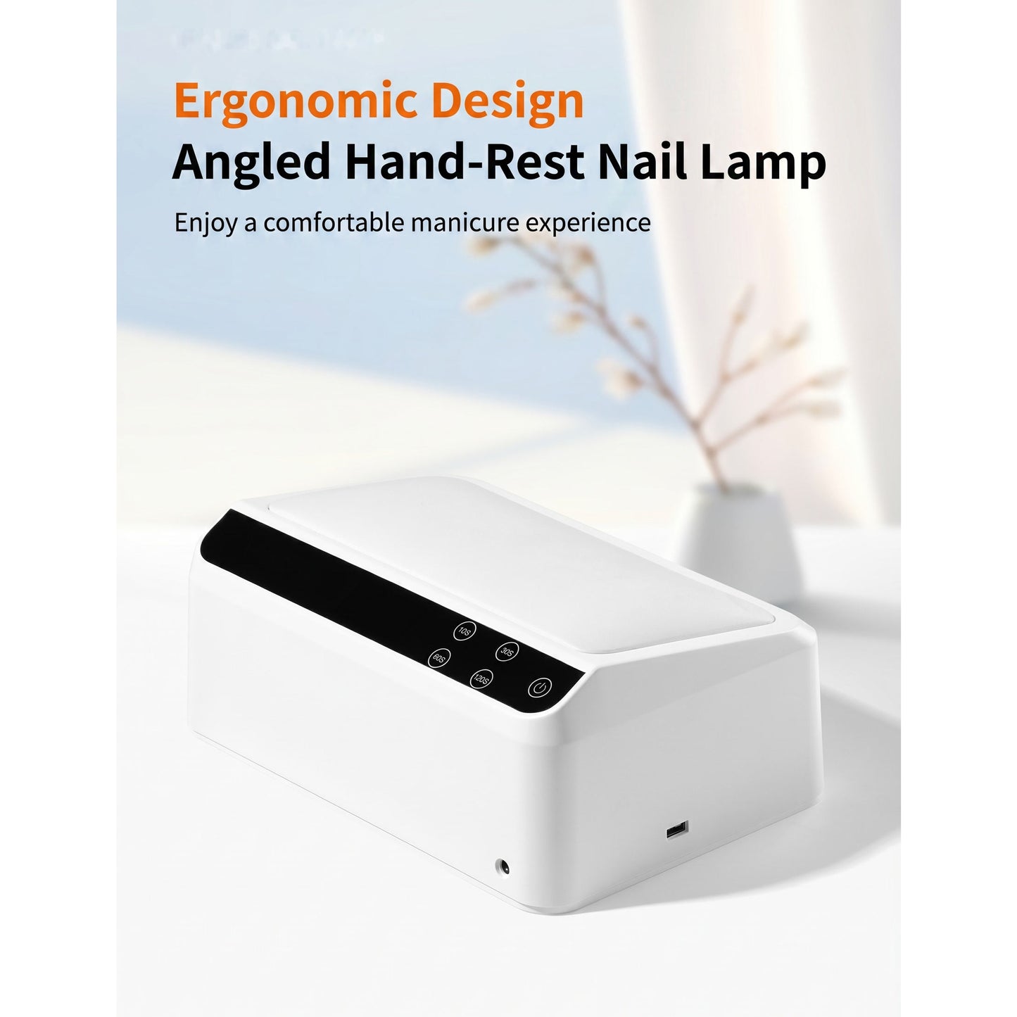 YISS Angled Hand-Rest UV/LED Nail Lamp detail image