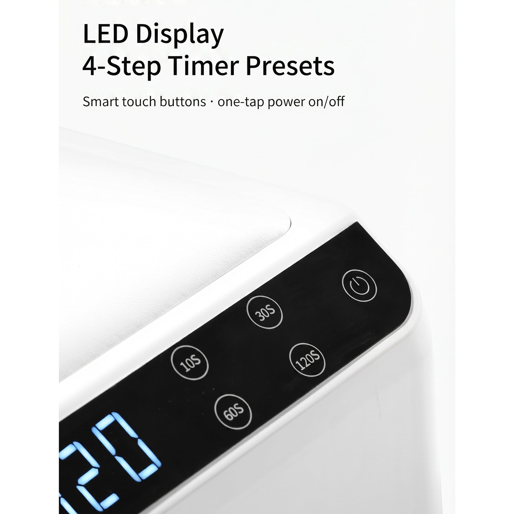 YISS Angled Hand-Rest UV/LED Nail Lamp detail image