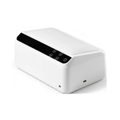 YISS angled hand-rest UV LED nail lamp on a white background