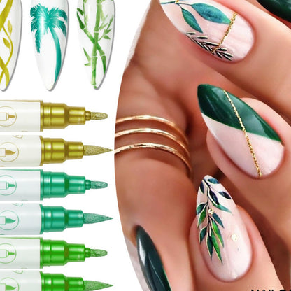 Double-Head Nail Art Pen Set