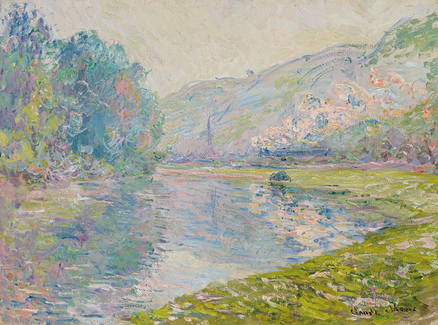 Monet artwork reference for the six shade palette