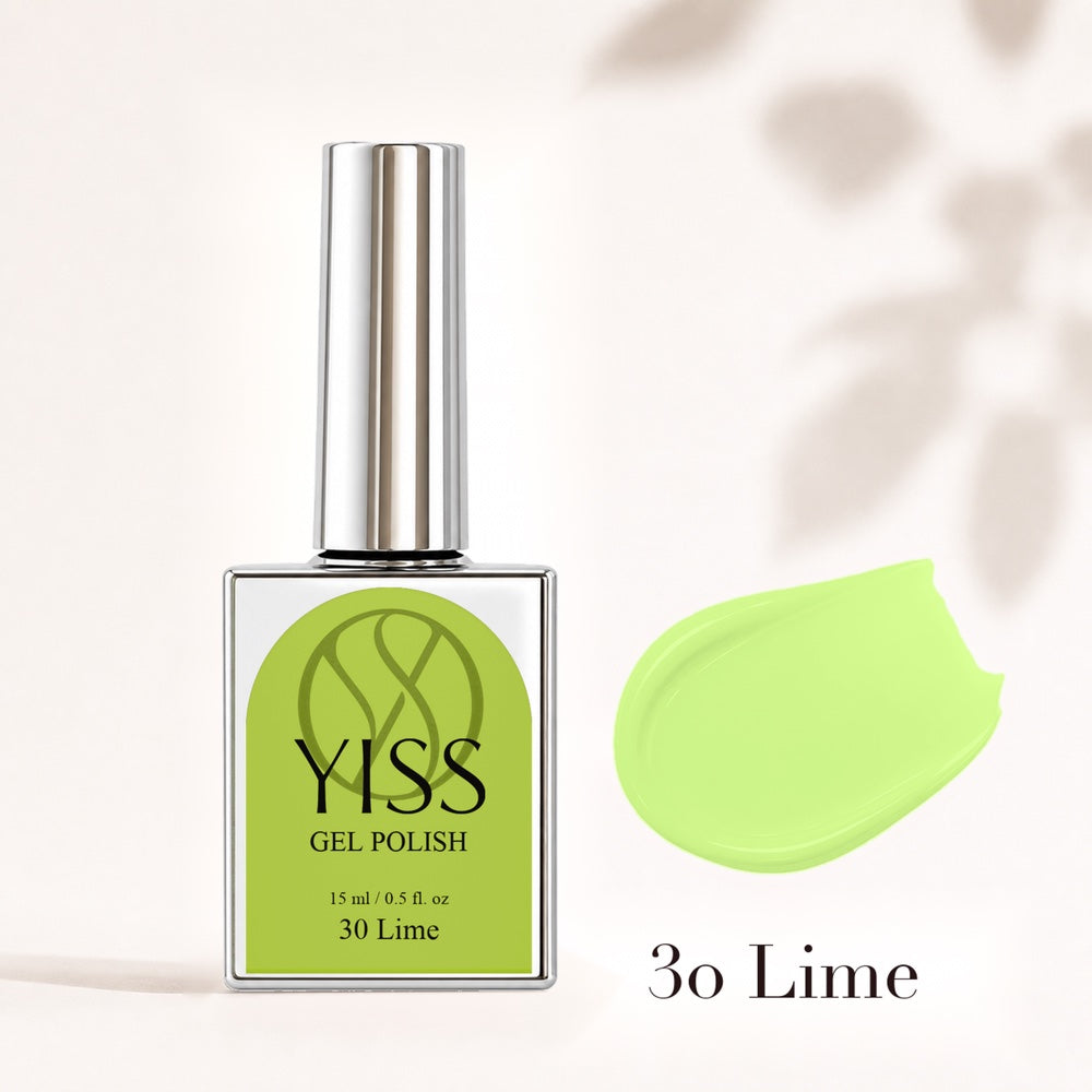 YISS 30 Lime gel polish bottle